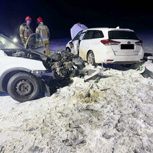 Droga zablokowana. Kilka osób poszkodowanych